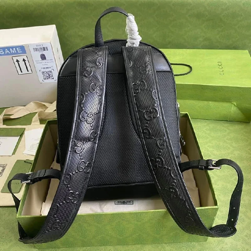 Gucci GG Embossed Backpack