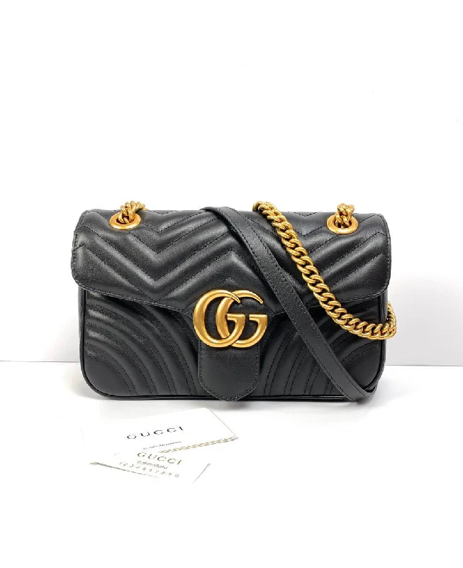 Gucci GG Marmont small cross-body bag black