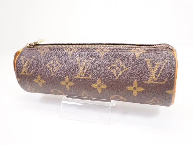 Authentic Pre-owned Louis Vuitton Monogram Trousse Ronde Pen Case Cosmetic Pouch Bag M47630 210151