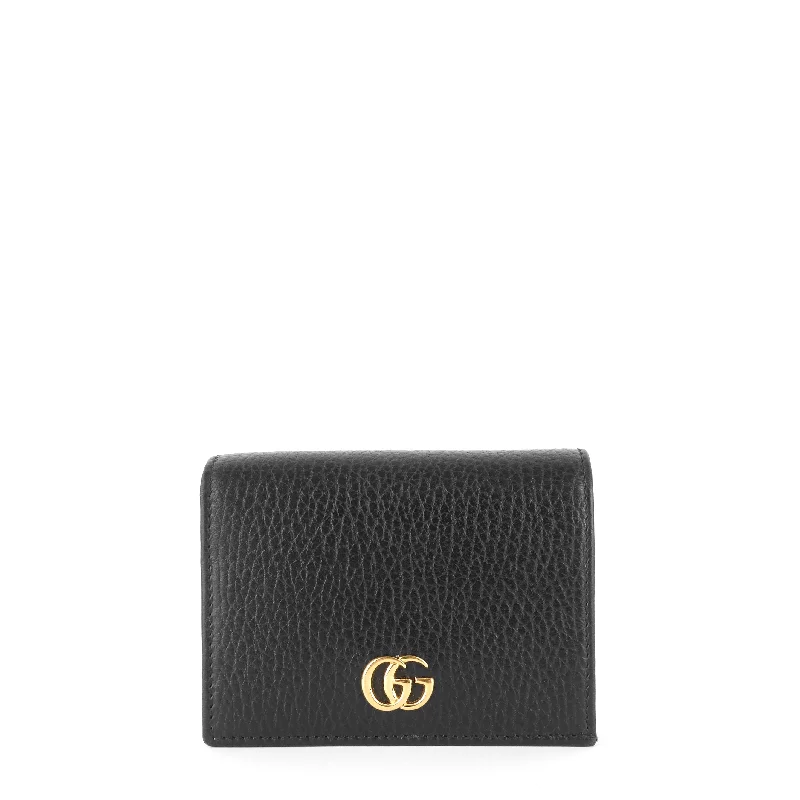 Marmont Pebbled Calfskin Card Case