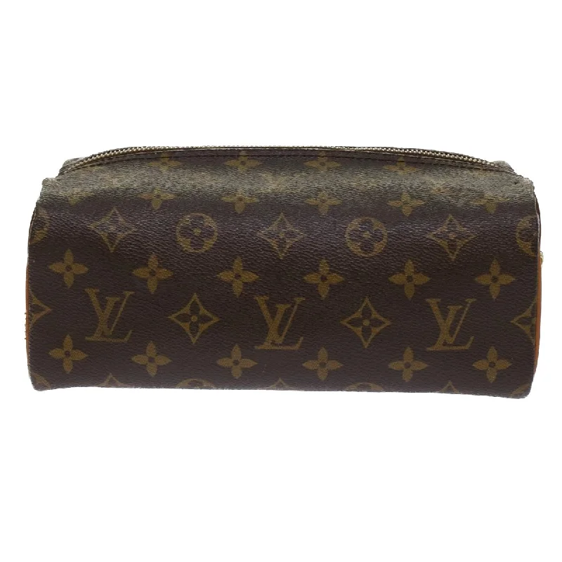 LOUIS VUITTON Monogram Trousse Patte Pression Cosmetic Pouch M47636 Auth 49320