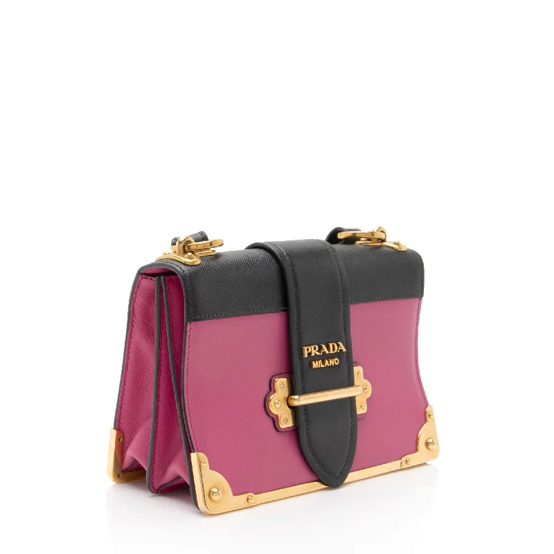 Prada Calfskin Cahier Shoulder Bag Iw1abn