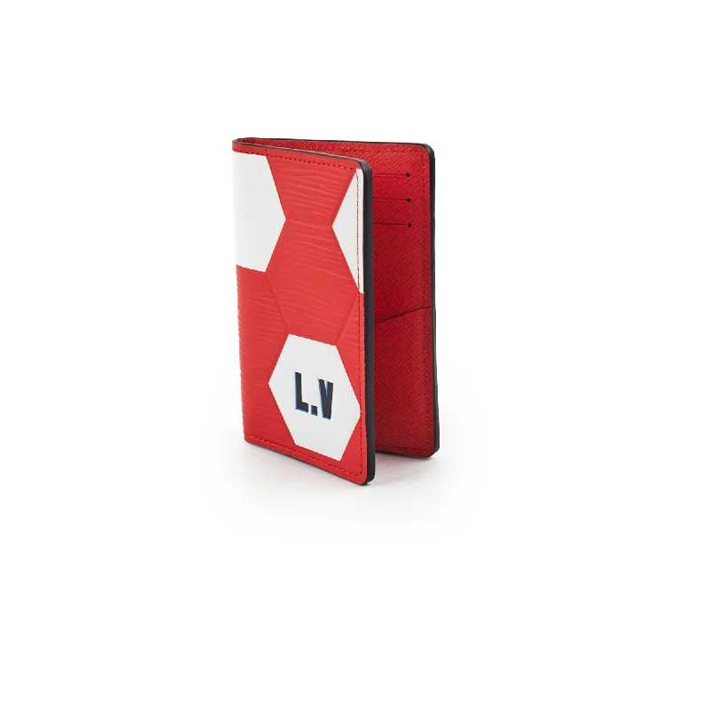 Louis Vuitton Pocket Organizer Red Epi FIFA World Cup Edition