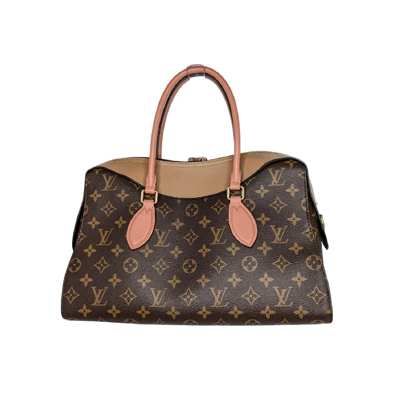 Louis Vuitton Monogram Canvas Tuileries Sesame Peach Satchel