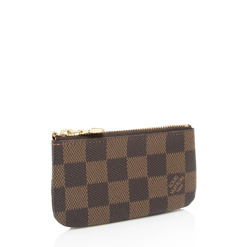 Louis Vuitton Damier Ebene Key Pouch (SHF-fqvaUH)