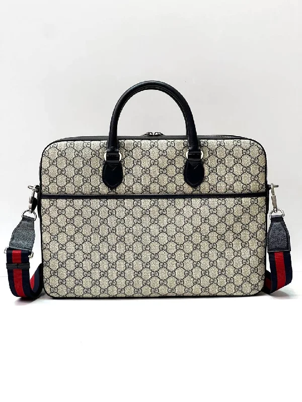 Gucci Business case with Interlocking G Men's blue