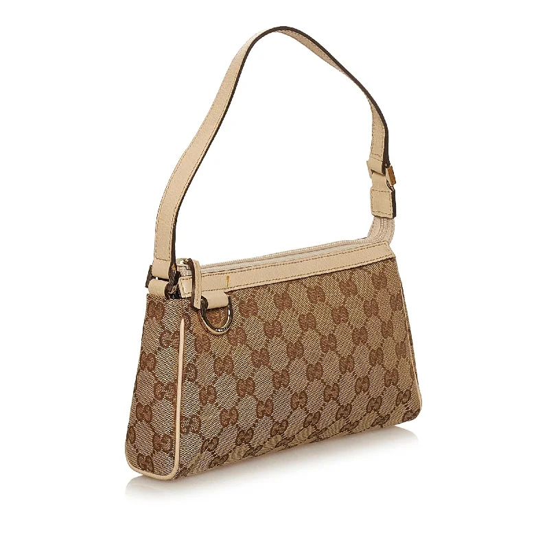 Gucci Abbey GG Canvas Baguette (29370)