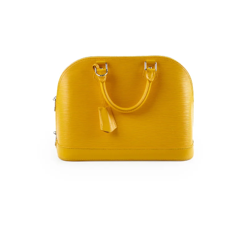 Louis Vuitton Epi Leather Alma PM Yellow