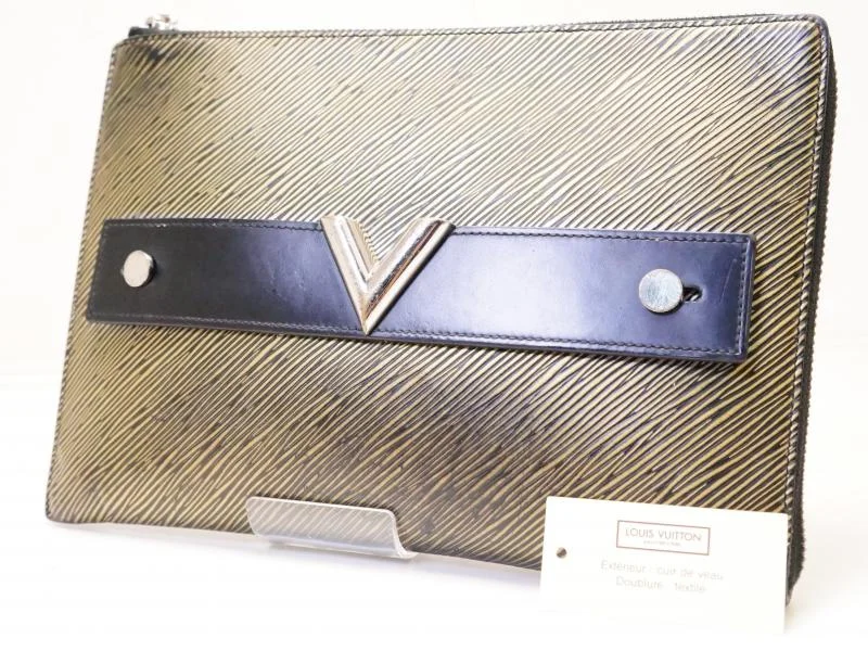 Authentic Pre-owned Louis Vuitton Guris  Epi Essentials V Pochette Plates Clutch Bag M62092 210782