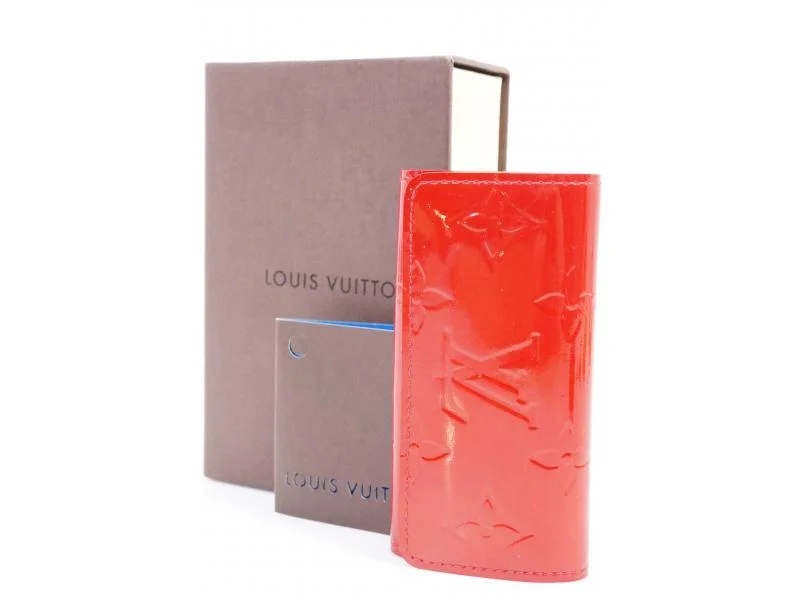 Authentic Pre-owned Louis Vuitton Vernis Pomme D'amour Multicles 4 Key Case M91976 191055