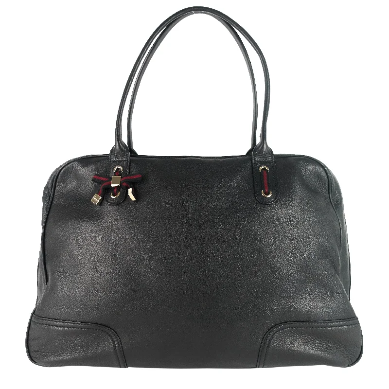 Princy Boston Large Leather Bag