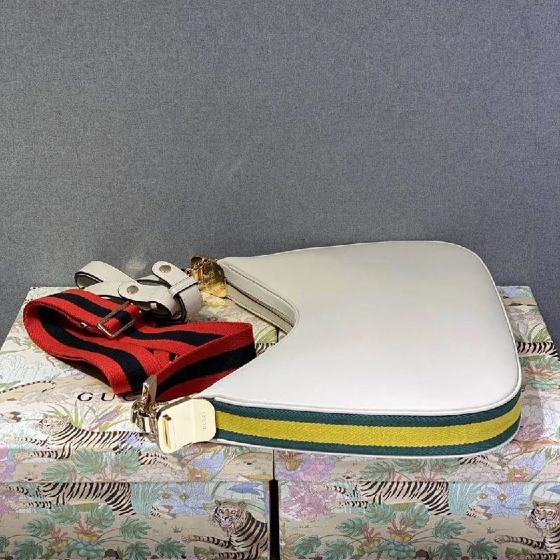 Gucci Attache small shoulder bag White leather