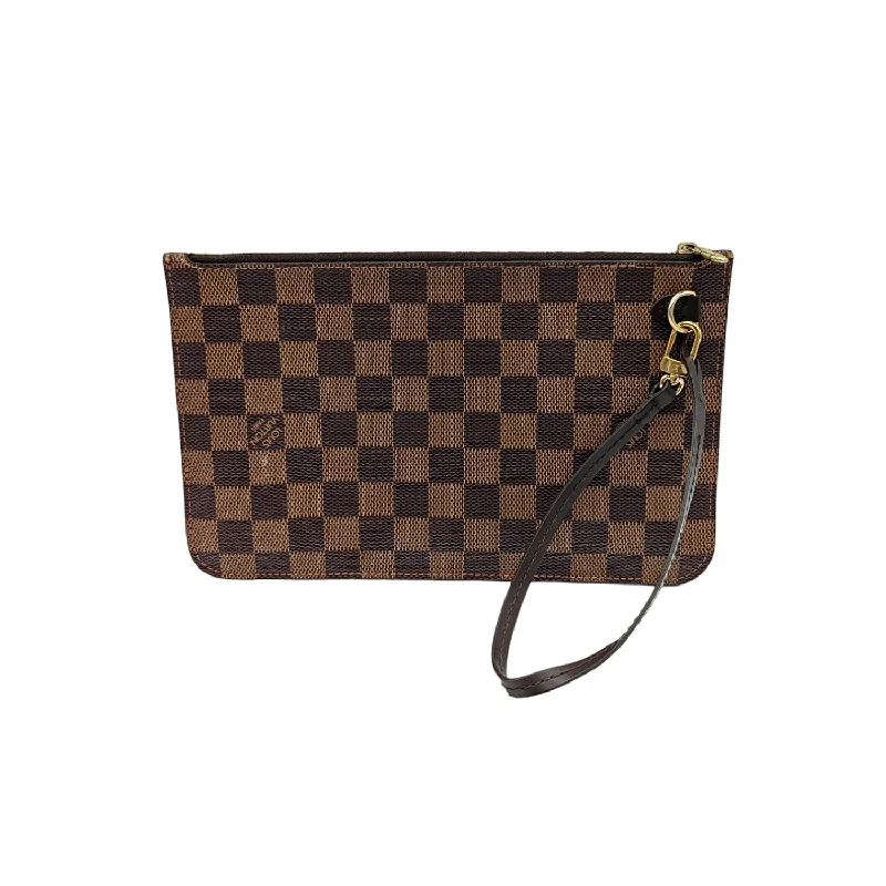 Louis Vuitton Damier Ebene Neverfull MM GM Pochette Wristlet