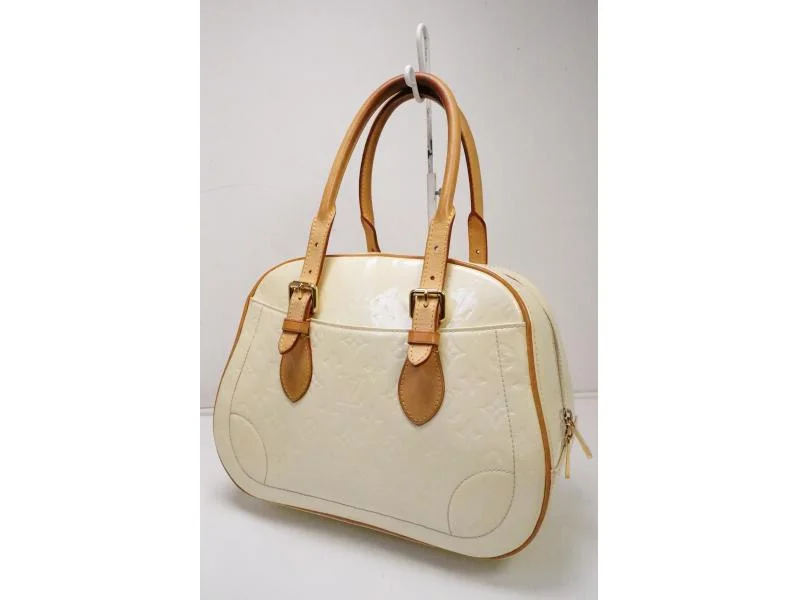 Authentic Pre-owned Louis Vuitton Vernis Perle Pearl White Summit Drive Hand Tote Bag M93514 200255