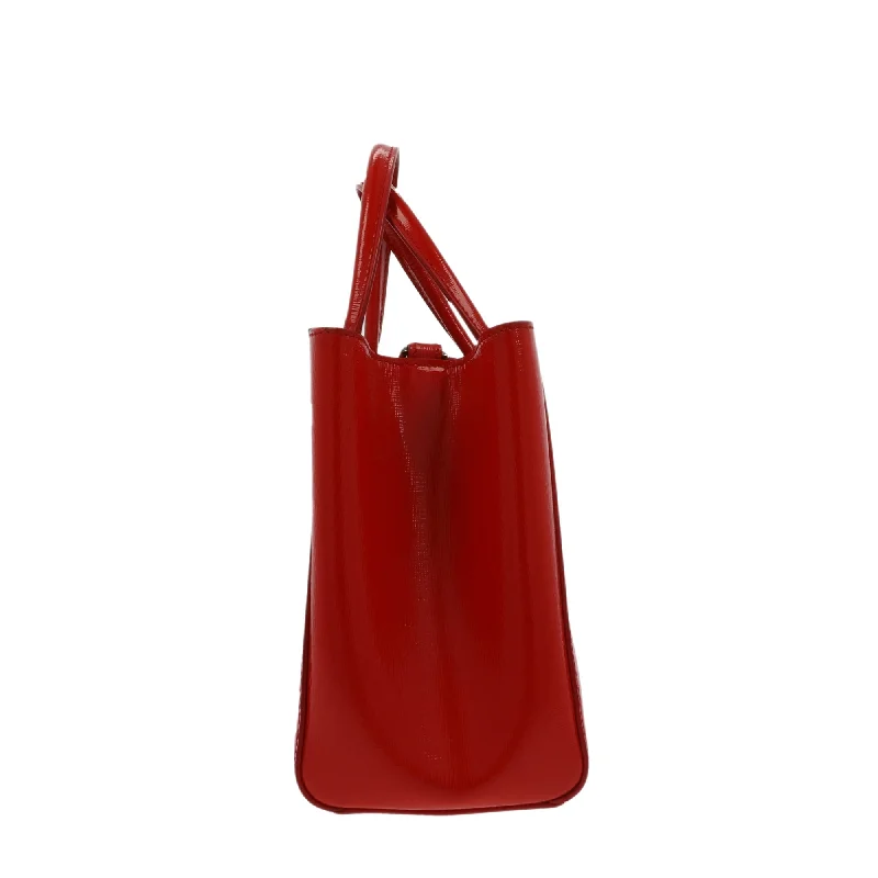 FENDI 2Jours Handbag in Red Leather