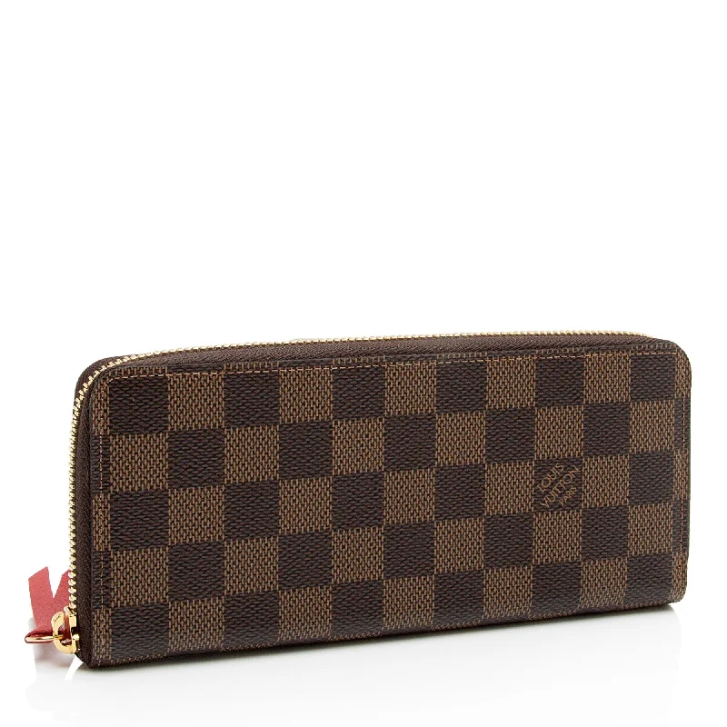 Louis Vuitton Damier Ebene Clemence Wallet (SHF-pY6d0M)