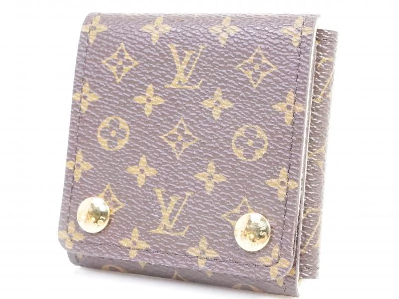 Authentic Pre-owned Louis Vuitton Monogram Portable Jewelry Holder Case Limited Goods 190617