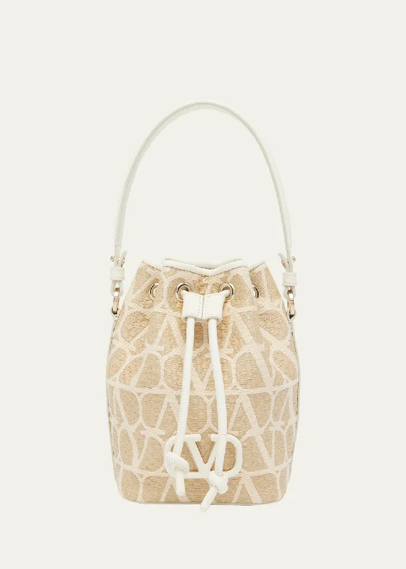 Mini VLOGO Signature Iconographe Bucket Bag