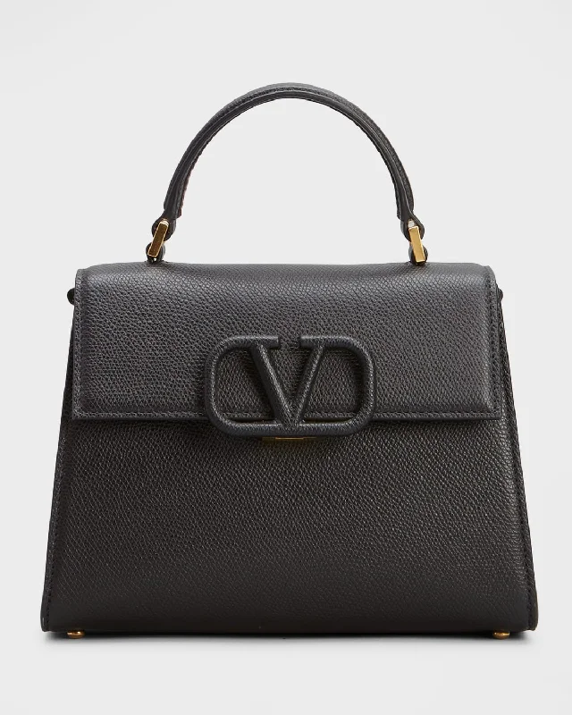 VSLING Small Leather Top-Handle Bag