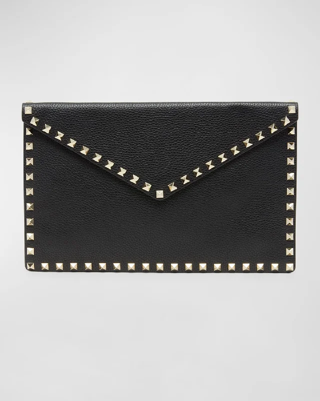 Rockstud Large Envelope Clutch Bag