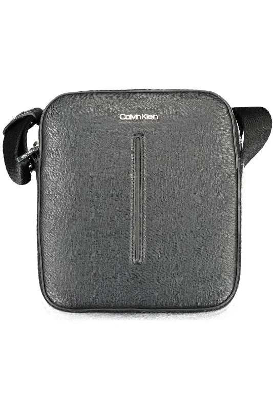 Calvin Klein Black Polyester Men Shoulder Bag