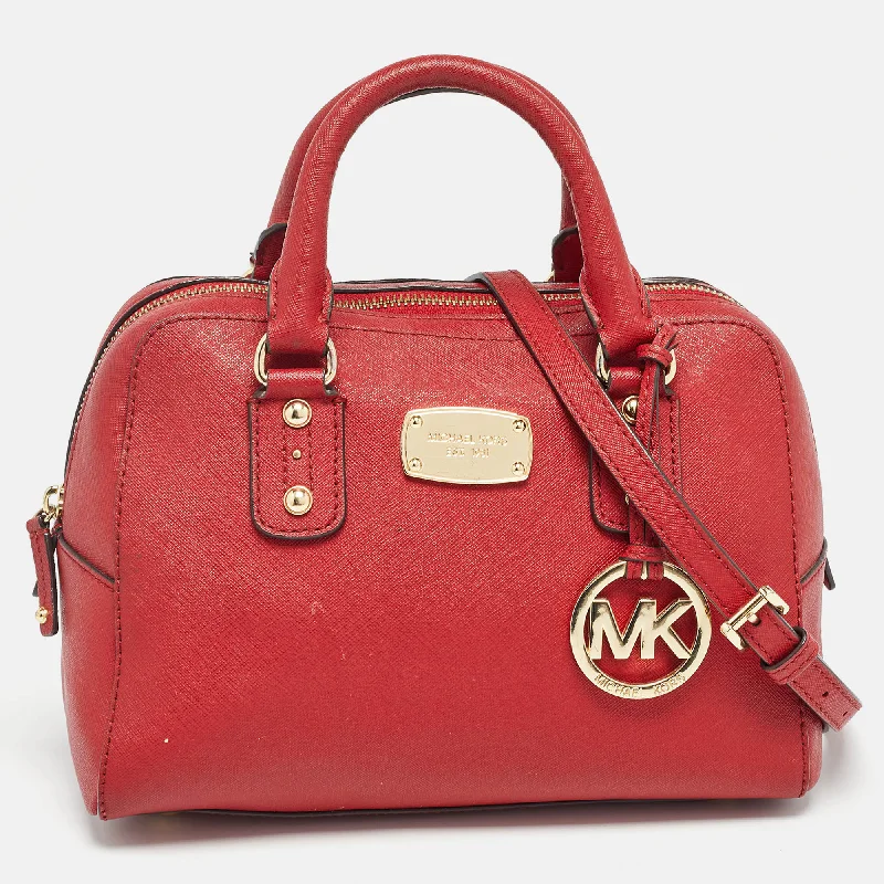 Red Leather Satchel