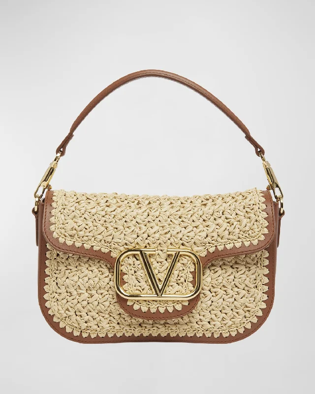 Alltime VLOGO Flap Crochet Shoulder Bag