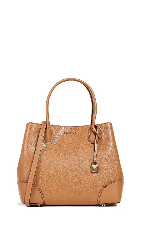 MICHAEL Michael Kors Women's Large Mercer Corner Snap Tote, Acorn, One Size