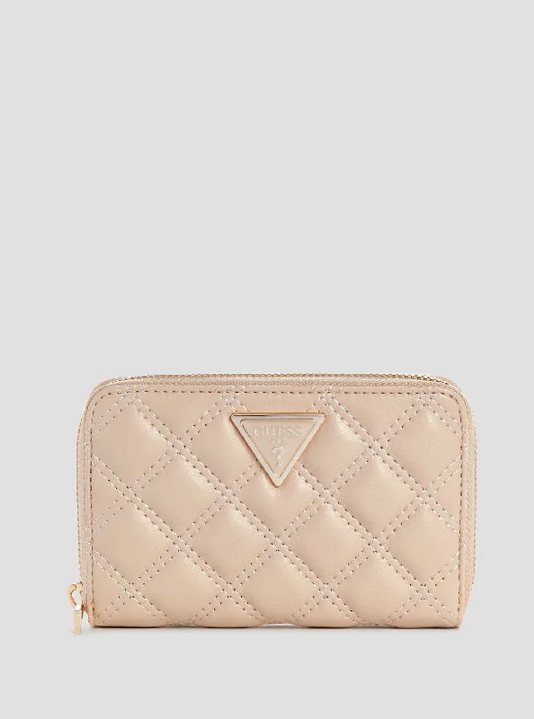 Light Beige Giully Medium Wallet