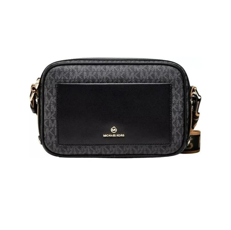 Michael Kors Cross Body Bag with Brand Box - Imported Luxury for Women (Black)