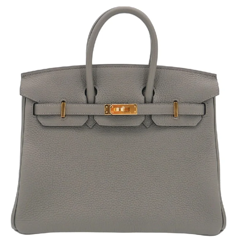 Hermès 25cm Birkin Gris Meyer Togo Leather Gold Hardware