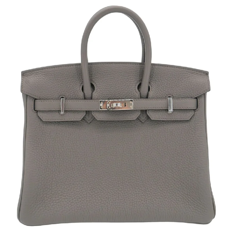 Hermès 25cm Birkin Gris Meyer Togo Leather Palladium Hardware