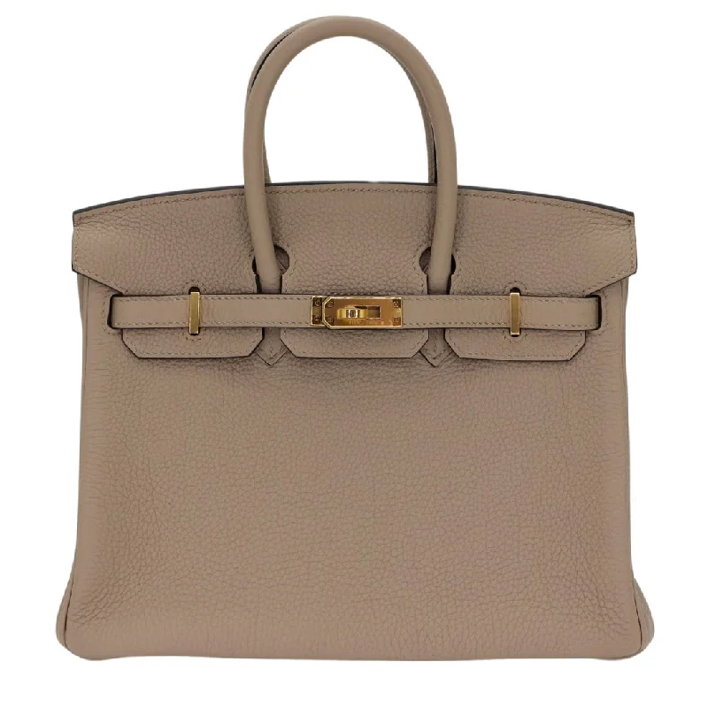 Hermès 25cm Birkin Gris Tourterelle Togo Leather Gold Hardware