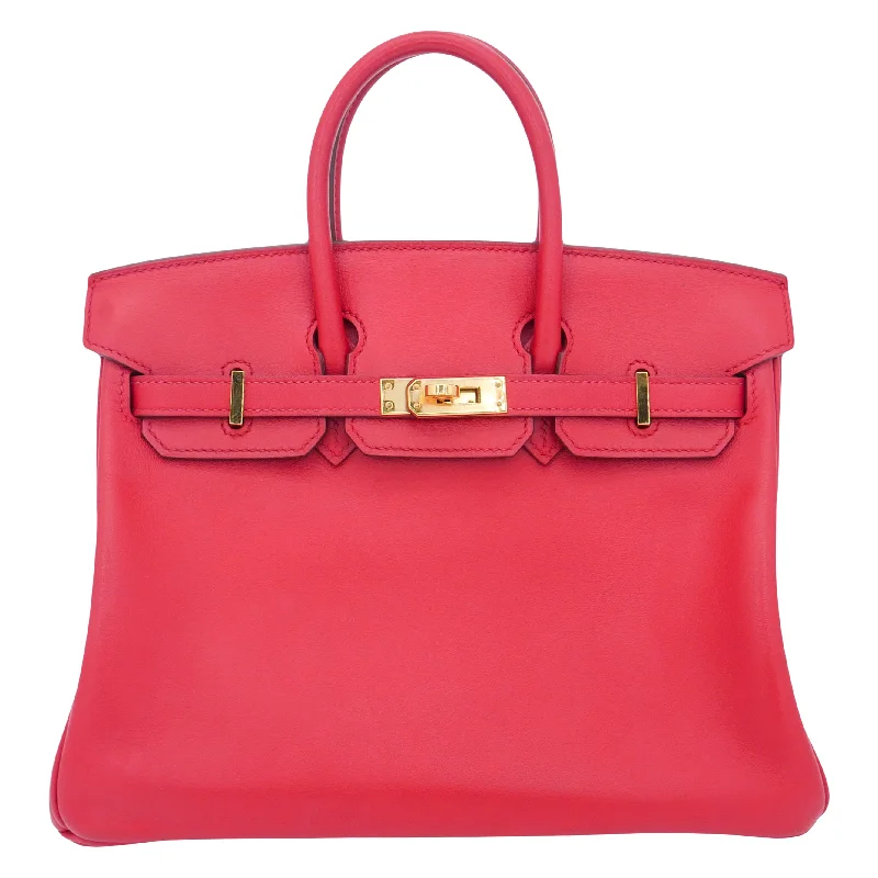 Hermès 25cm Birkin Rouge Piment Swift Leather Gold Hardware