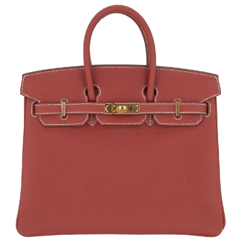 Hermès 25cm Birkin Sienne Togo Leather Gold Hardware