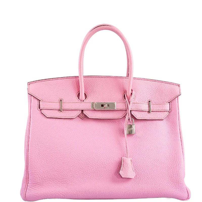 Hermès Birkin 35 Bubblegum 5P Pink Togo Palladium Hardware