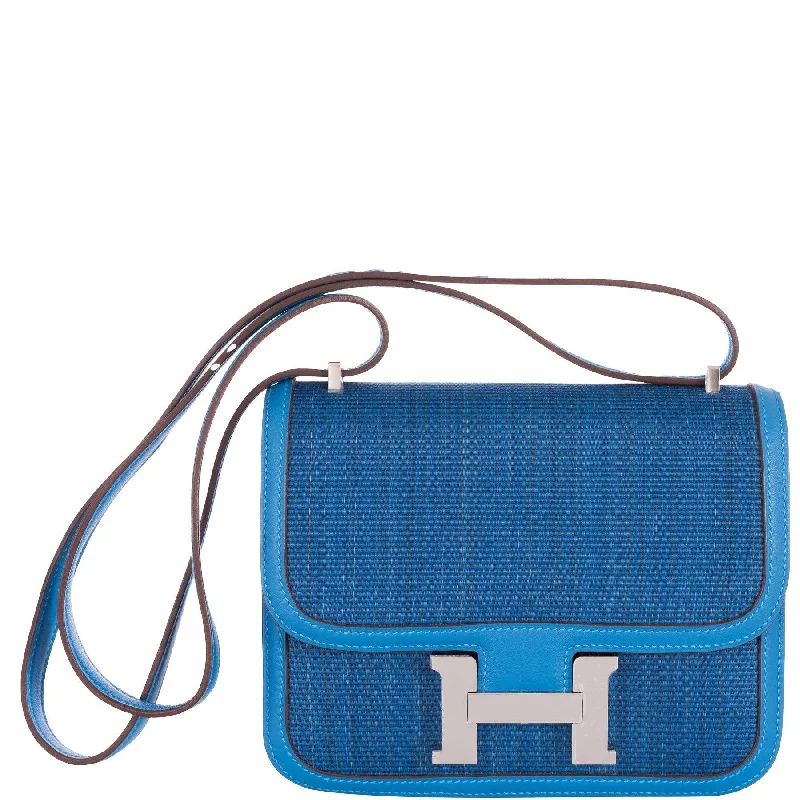 Hermès Constance 18 Special Edition Mykonos And Blue Thalassa Crinoline