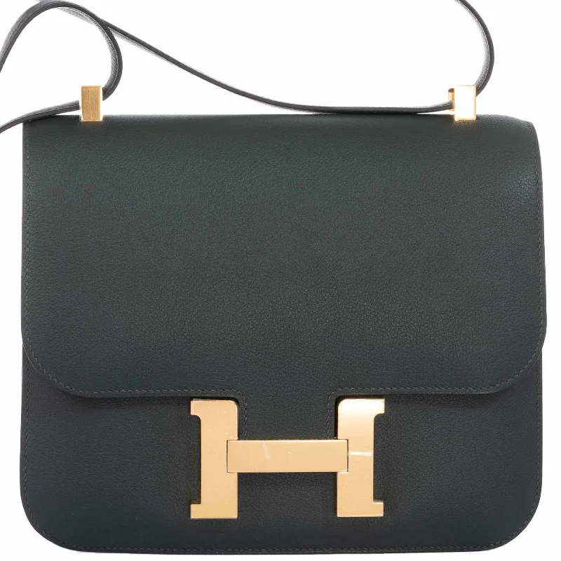 Hermès Constance 24 Vert Titien Evercolor Gold Hardware