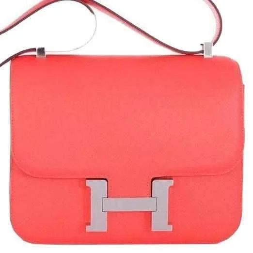 Hermès Constance 24 Rose Jaipur Epsom Palladium Hardware