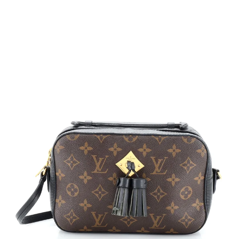 Saintonge Handbag Monogram Canvas with Leather