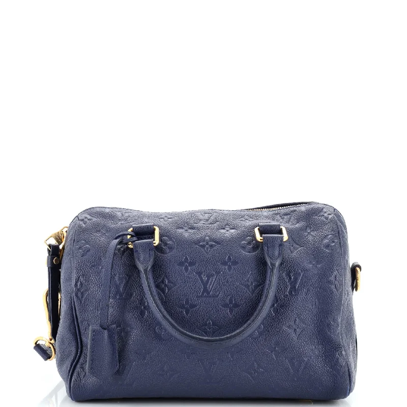 Speedy Bandouliere Bag Monogram Empreinte Leather 25